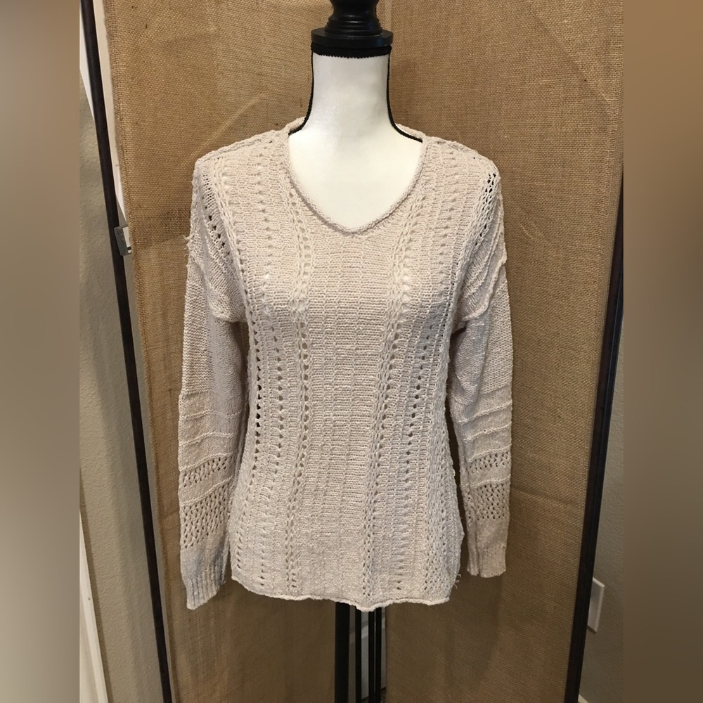 STYLE & CO. – WOMEN’S BEIGE SWEATER – SZ SMALL